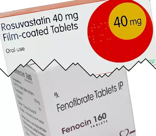Rosuvastatine contre Fénofibrate
